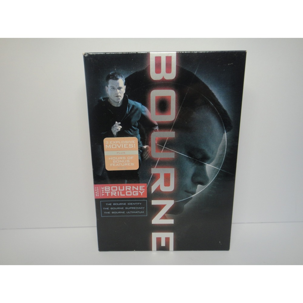 The Bourne Trilogy DVD Box Set Matt Damon Identity Supremacy Ultimatum 3-Disc